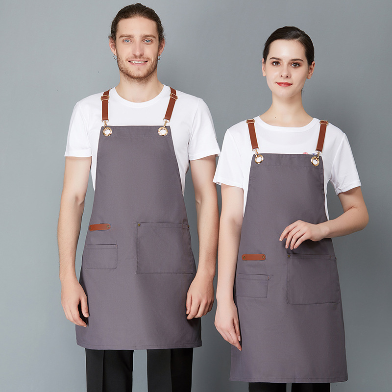 Home Cooking Service - C844 Praktische multi-pocket chef-kok schort keuken