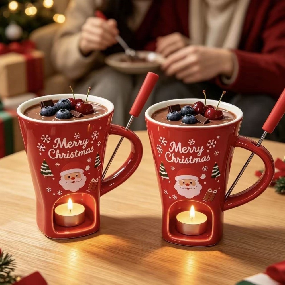 Keramische chocoladesmeltbeker - Fondue Pot Ceramic recensie en prijs