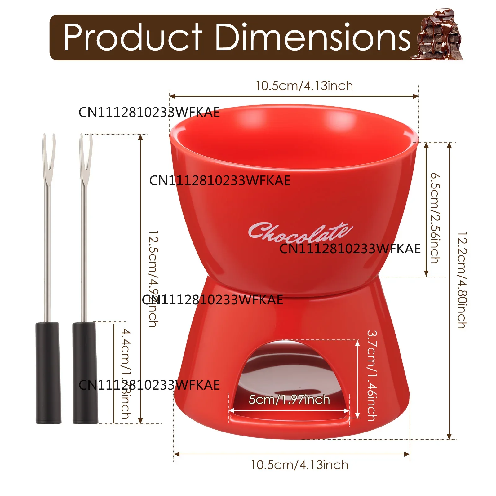 Keramische chocoladechauffeuse - Fondue Pot Ceramic recensie en prijs