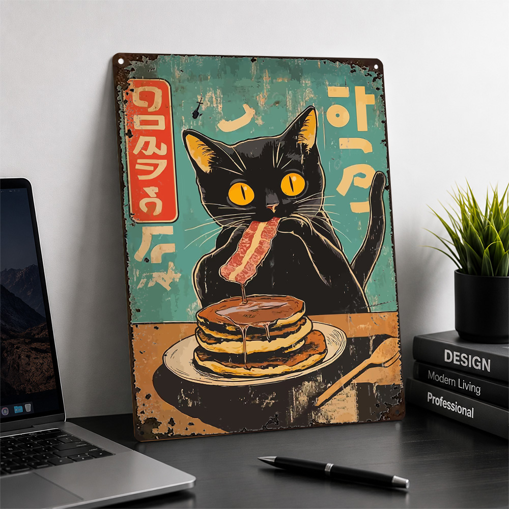 Zwarte kat die pannenkoeken ee - Home Cooking Japanese recensie en prijs