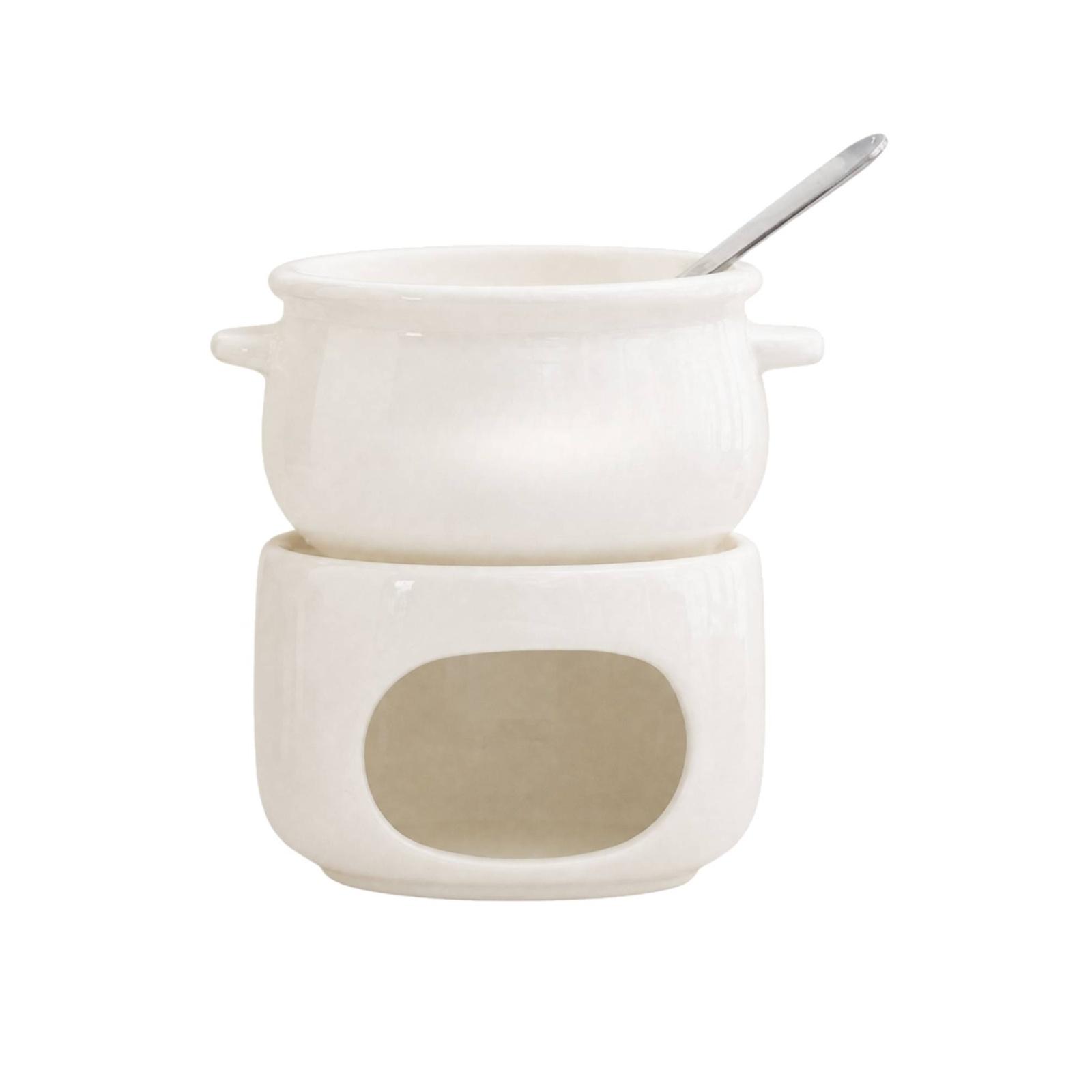 Keramische smeltkroes met kaar - Fondue Pot Ceramic recensie en prijs