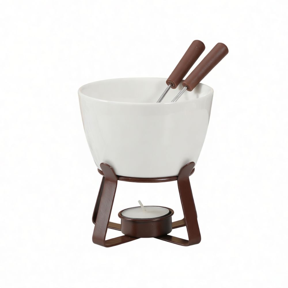 Keramische fondue-set voor het - Fondue Pot Ceramic recensie en prijs