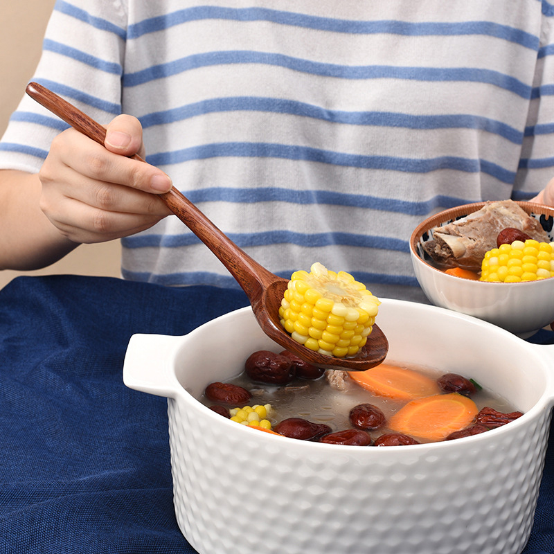Lange steel houten ramenlepel  - Home Cooking Japanese recensie en prijs