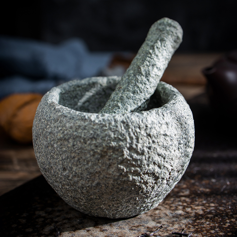 Mortar en stamper van natuurst - Mortar Pestle Granite recensie en prijs