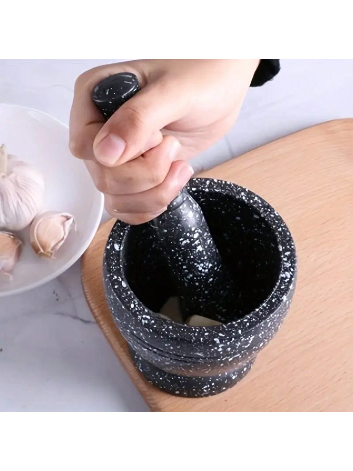 1pc Graniet Textuur Knoflookpe - Mortar Pestle Granite recensie en prijs
