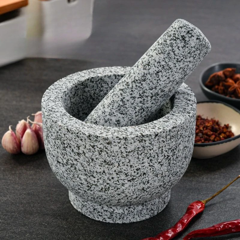 Huishoudelijke commerciële gra - Mortar Pestle Granite recensie en prijs