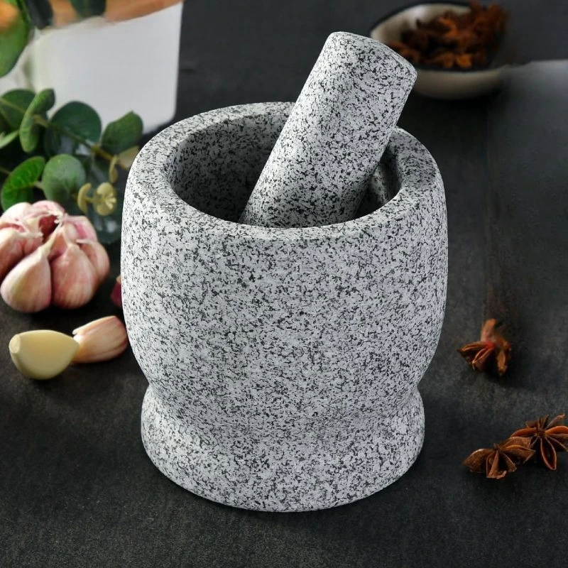 Huishoudelijke commerciële gra - Mortar Pestle Granite recensie en prijs